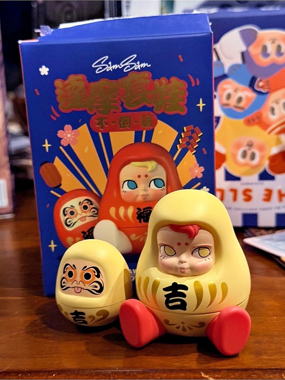 PAWS NOVA x SamSam Daruma Russian Doll Series